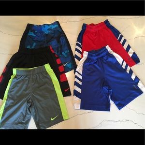 Boys 5 pack Nike & Under Armour Shorts Bundle
